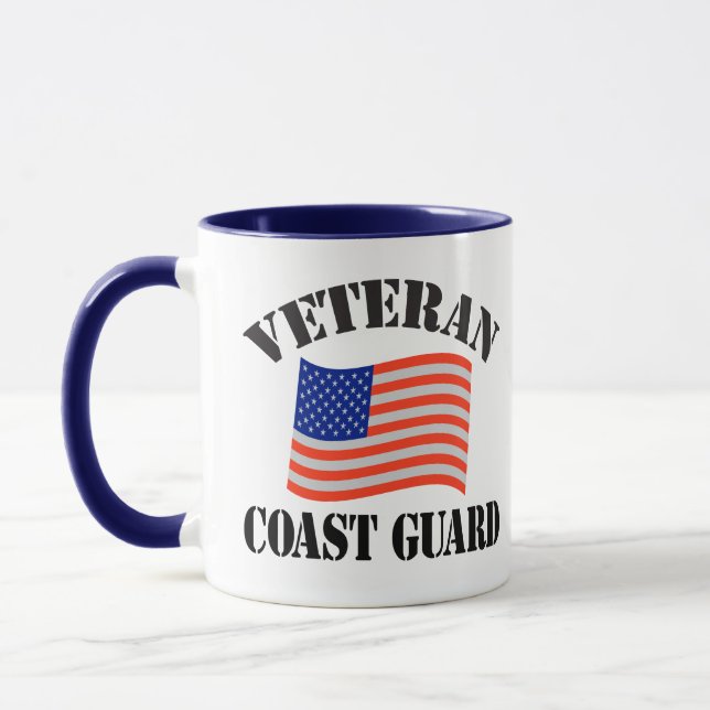 COAST GUARD VETERAN COFFEE MUG (Left)