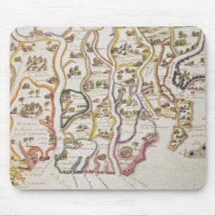 Coast of Africa and the River Gambia 1622 Mouse Pad