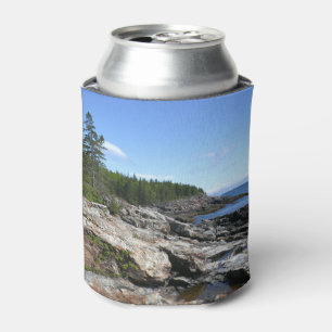 Coast of Bar Island at Acadia National Park Can Cooler