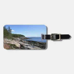 Coast of Bar Island at Acadia National Park Luggage Tag