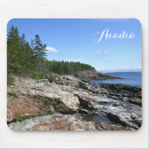 Coast of Bar Island at Acadia National Park Mouse Pad
