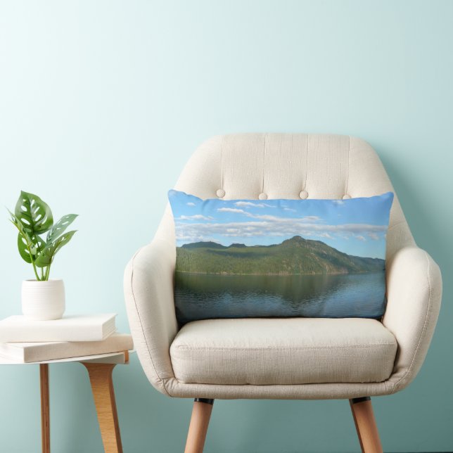 Coast of British Columbia in Scenic Canada Lumbar Cushion (Chair)