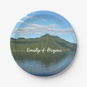 Coast of British Columbia in Scenic Canada Paper Plate