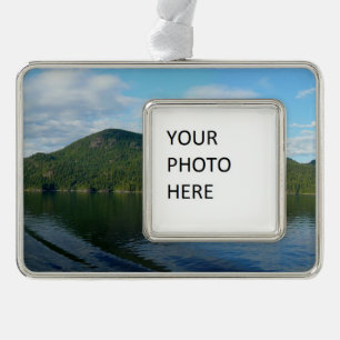 Coast of British Columbia in Scenic Canada Silver Plated Framed Ornament