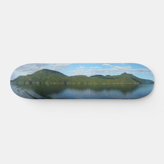Coast of British Columbia in Scenic Canada Skateboard (Horz)