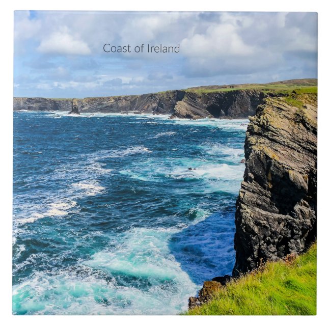Coast of Ireland, photograph, Tile (Front)