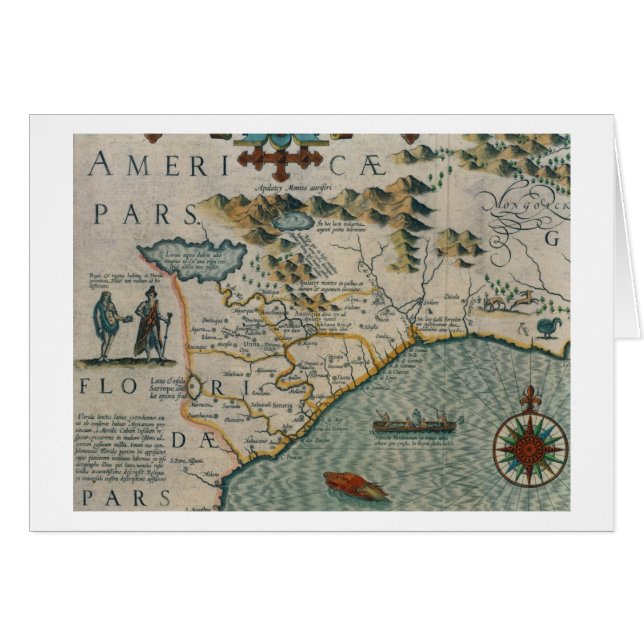 Coast of North Carolina, detail of the map titled (Front Horizontal)