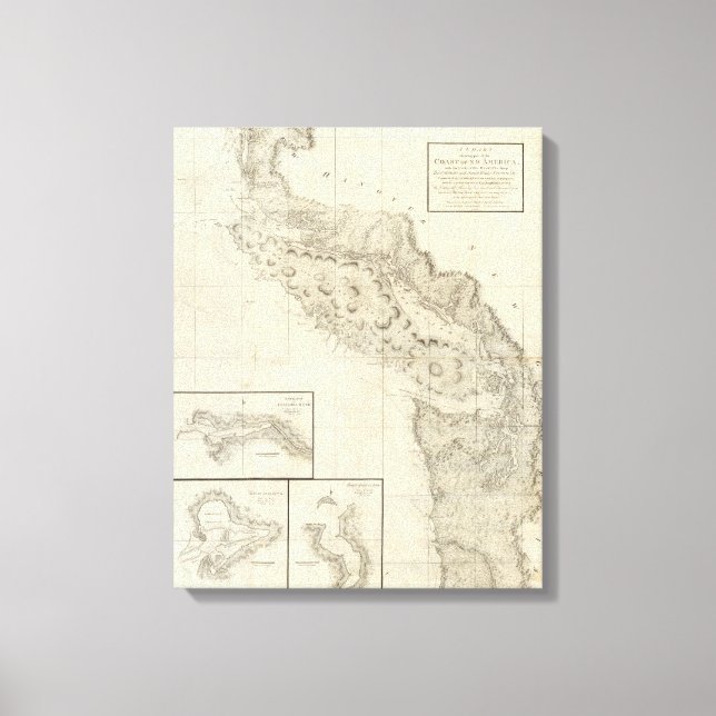 Coast of North West America Canvas Print (Front)