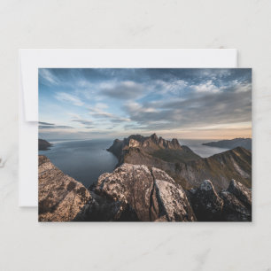 Coast of Norway Landscape Photo Card