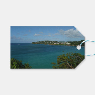 Coast of St. Lucia Caribbean Vacation Photo Gift Tags