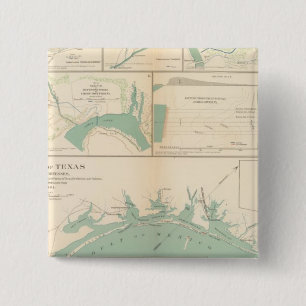 Coast of Texas 15 Cm Square Badge