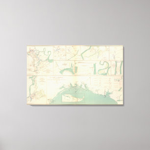 Coast of Texas Canvas Print