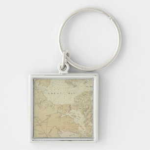 Coast section Tuckerton to Absecon Beach Chart Map Key Ring