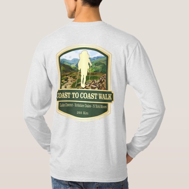 Coast to Coast Walk (B) T-Shirt (Back)