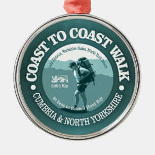 Coast to Coast Walk (T) Metal Tree Decoration