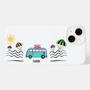 Coastal Adventures: Sun, Sea, and Road Trips Case-Mate iPhone 14 Case