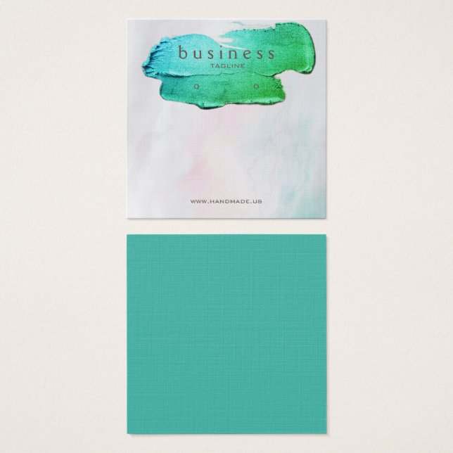 Coastal Agate Earring Display (Front & Back)