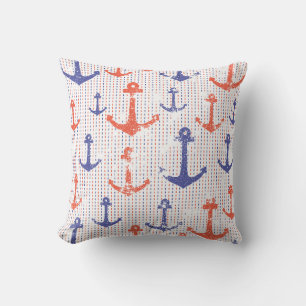 Coastal Americana Anchors Cushion