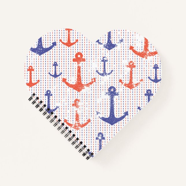 Coastal Americana Anchors Notebook (Front)