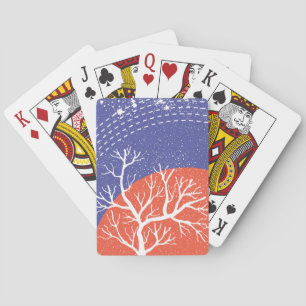 Coastal Americana Coral Playing Cards