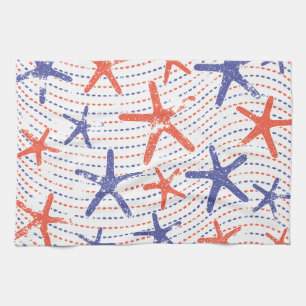 Coastal Americana Starfish Tea Towel
