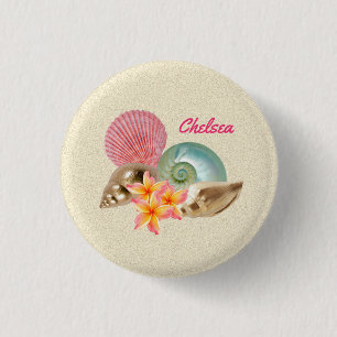 Coastal Arrangement 3 Cm Round Badge