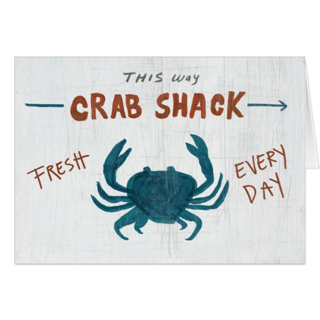Coastal Art | Crab Shack (Front Horizontal)