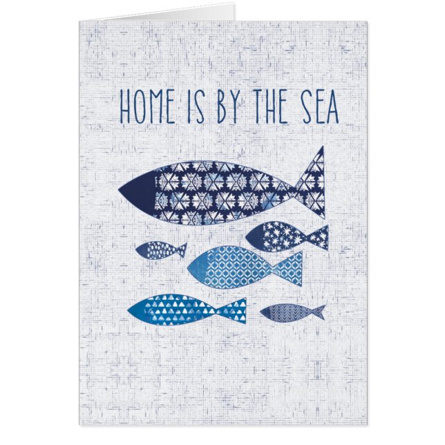 Coastal Art | Home is By the Sea (Front)