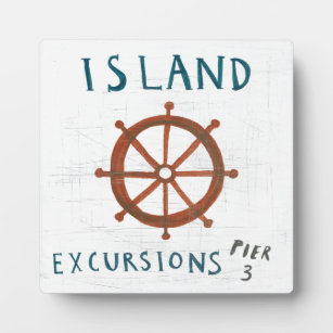 Coastal Art   Island Excursions Plaque