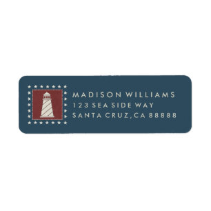 Coastal Art   Lighthouse on Red