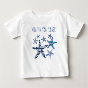 Coastal Art   Vitamin Sea Please Baby T-Shirt