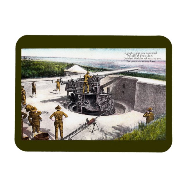 Coastal Artillery Magnet (Horizontal)