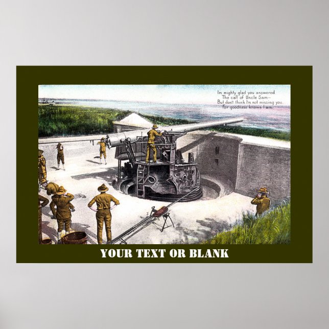 Coastal Artillery Poster (Front)