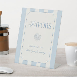 Coastal Bachelorette Favours Pedestal Sign