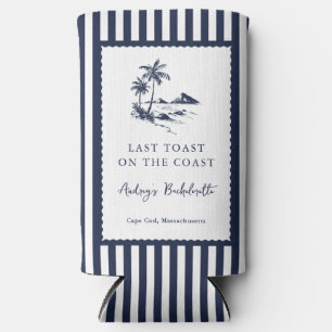 Coastal Bachelorette Party Seltzer Can Cooler