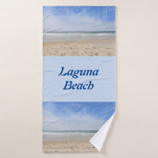 Coastal Bath Towel Laguna Beach Blue Shades