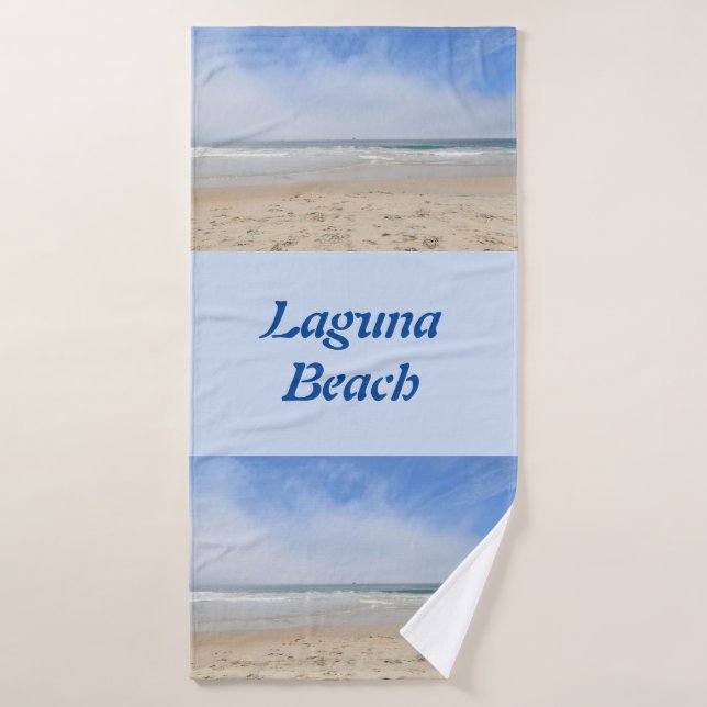 Coastal Bath Towel Laguna Beach Blue Shades (Bath Towel)