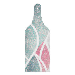 Coastal/Beach abstract waves Cutting Board