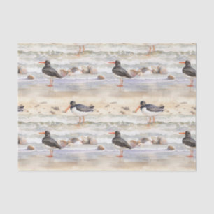 Coastal Beach Birds Tissue Paper