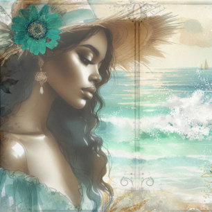 Coastal Beach Decoupage Junk Journal Scrapbook