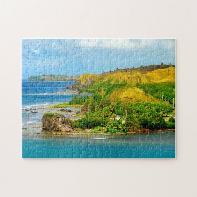 Coastal Beach Guam. Jigsaw Puzzle (Horizontal)