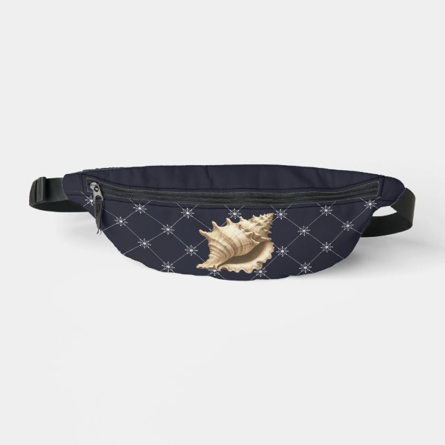 Coastal/beach/nautical seashell  bum bags (Front)