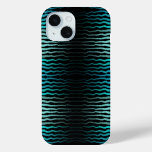 Coastal Beach Salty Turquoise Waves Abstract Art iPhone 15 Case