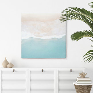 Coastal Beach Sand Canvas Print