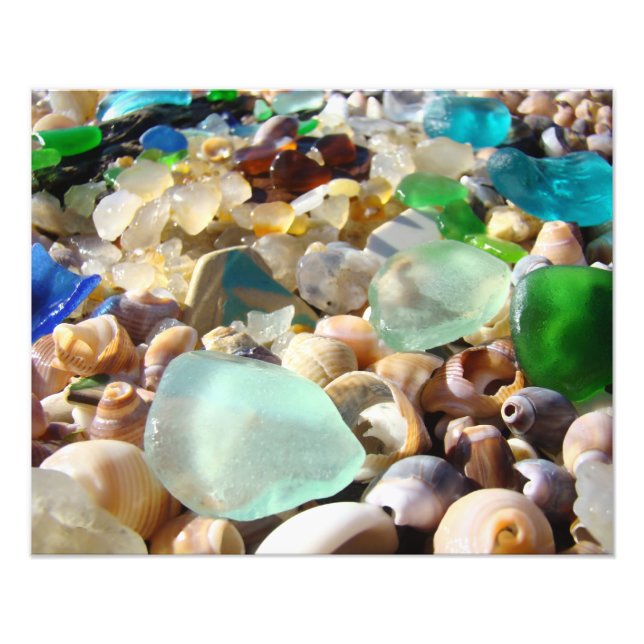 Coastal Beach Seaglass Photography art prints (Front)