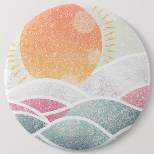 Coastal/Beach/sunny 6 Cm Round Badge