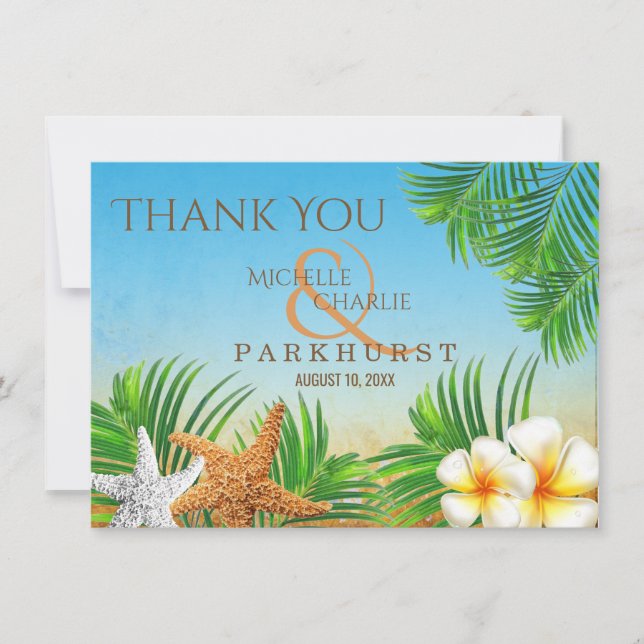 Coastal Beach - Thank you (Front)