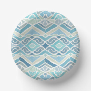 Coastal/beachy/nautical blue paper plate