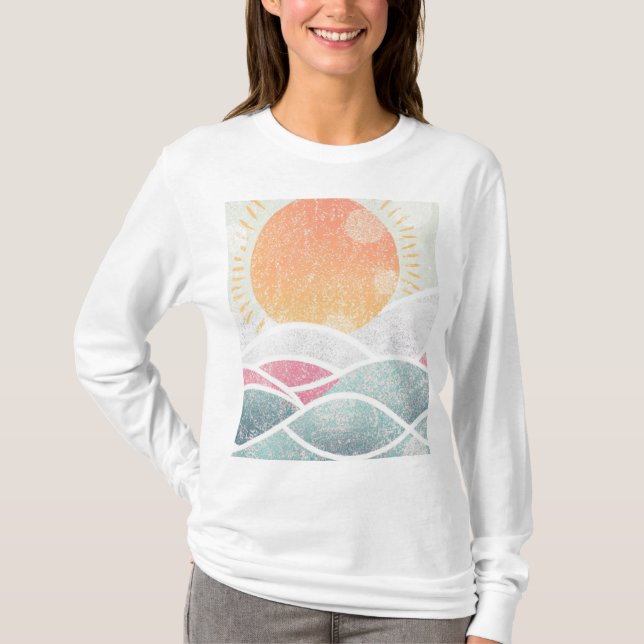 Coastal/Beachy/Nautical sunny T-Shirt (Front)