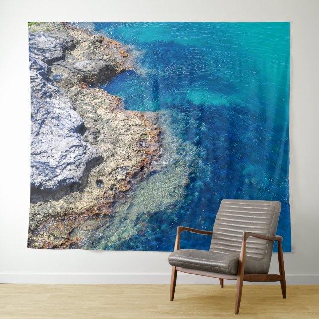 Coastal Bliss Home Decor Tapestry (In Situ (Horizontal))